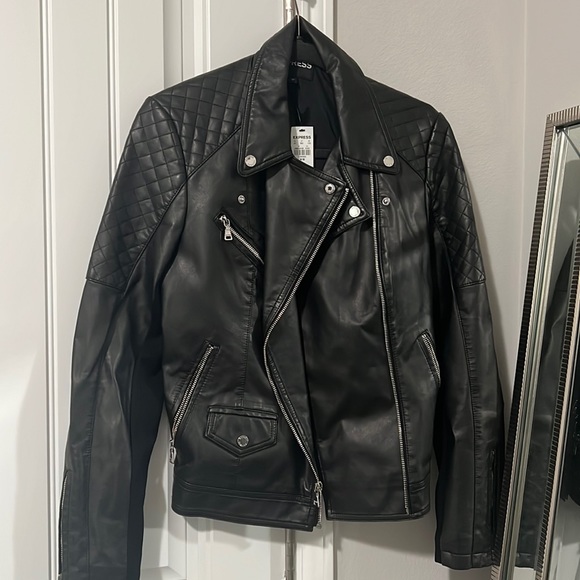 Express Faux Leather Jacket, new with tags - Picture 1 of 5